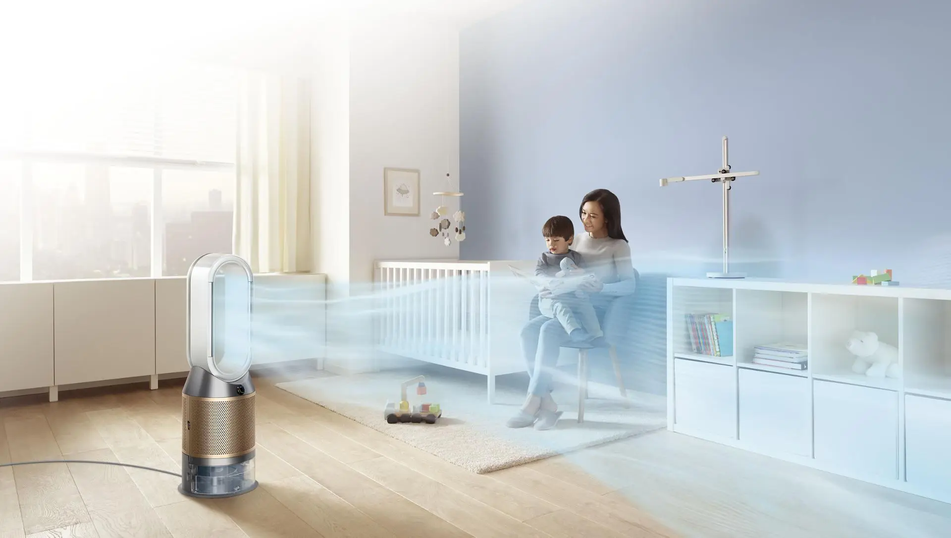 Oczyszczacz powietrza i wentylator z funkcją nawilżania Dyson Purifier Humidify + Cool Autoreact PH3A